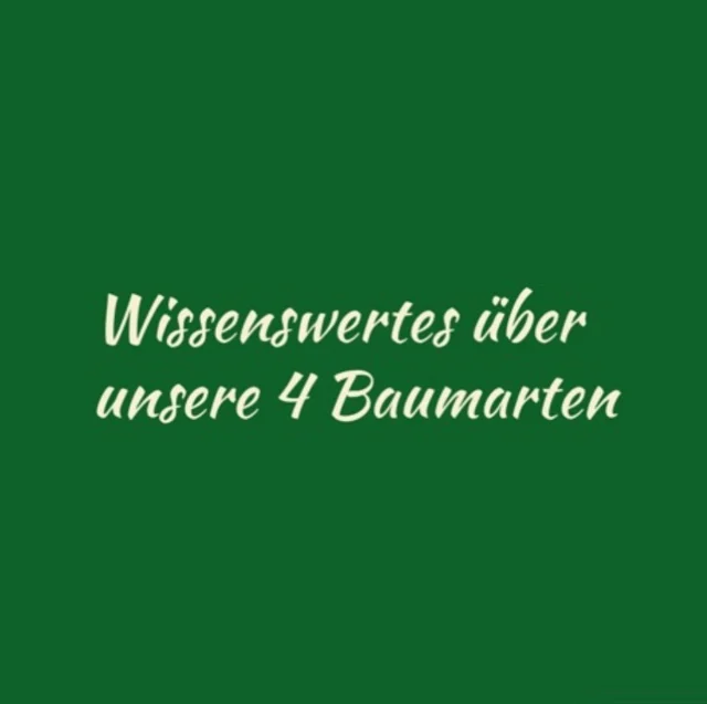 -
1. Nordmann - Abies nordmanniana. 

In den Grössen 50cm – 350cm bei uns erhältlich.
 
Die beliebteste Weihnachtstanne in Basel und in der Schweiz. Sie hat sehr schöne Nadeln und Äste und ist eher dicht gewachsen. Sie ist sehr nadelfest und hat keine spitzen Nadeln. Unsere schönsten Nordmann-Weihnachtsbäume kommen aus Dänemark, eine  begrenzte Auswahl bieten wir aus der Region an. 
———————————————————————————
2. Blautanne – Picea pungens glauca.

In den Grössen 60cm – 250cm bei uns erhältlich.

Wenn diese Edeltanne in Ihrem Wohnzimmer steht, dann duftet es ganz schön weihnachtlich. Sie ist ebenfalls nadelfest, ihre Nadeln sind sehr spitzig. Wie der Name es bereits vermuten lässt, ist sie eher bläulich in der Farbe. 
———————————————————————————
3. Nobilis – Abies procera

In den Grössen 100cm – 250cm bei uns erhältlich.

Diese hochwertige, selten erhältliche Tanne ist sehr nadelfest und hat keine spitzen Nadeln. Sie ist nicht so dicht gewachsen wie die Nordmann-Tanne, und bietet so viel Platz für Schmuck. 
———————————————————————————
4. Rottanne – Picea abies

In den Grössen 80cm – 300cm bei uns erhältlich.

Die Rottanne war früher der weitverbreiteste Weihnachtsbaum in unserer Region, wurde aber von der Nordmann-Tanne verdrängt. Sie ist nicht so dicht gewachsen und hat spitze Nadeln. In der warmen Stube ist sie nicht so nadelfest.